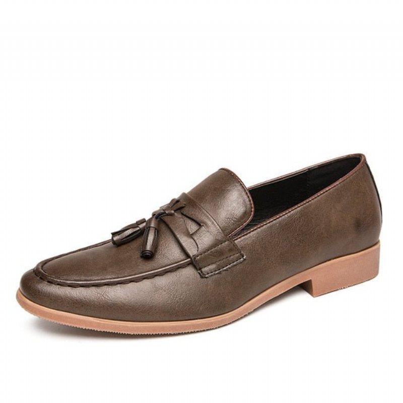 Ανδρικά Loafers Lavish Croctassel Exotic Oxford - Καφέ 1