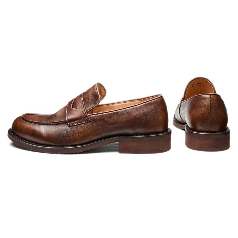 Ανδρικά Loafers Modish Slip On Penny - Καφές