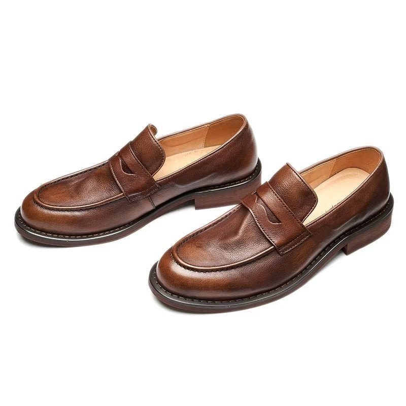 Ανδρικά Loafers Modish Slip On Penny - Καφές