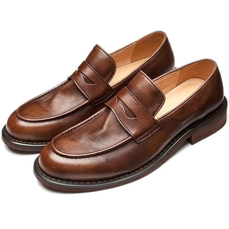 Ανδρικά Loafers Modish Slip On Penny - Καφές