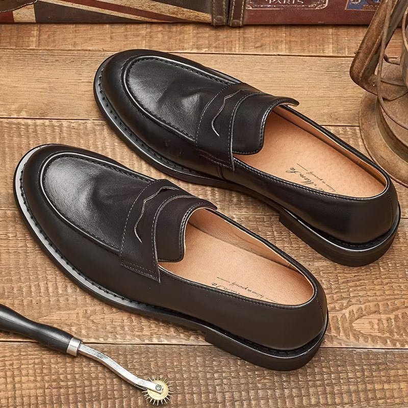 Ανδρικά Loafers Modish Slip On Penny - Μαύρο