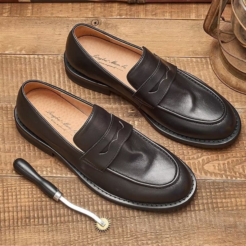 Ανδρικά Loafers Modish Slip On Penny - Μαύρο