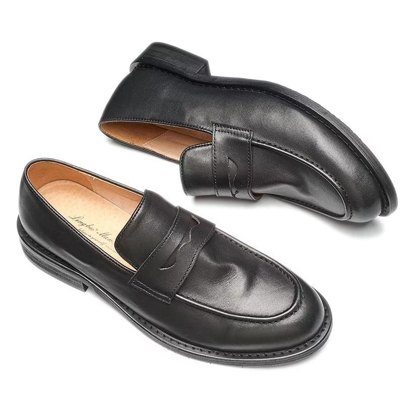 Ανδρικά Loafers Modish Slip On Penny - Μαύρο