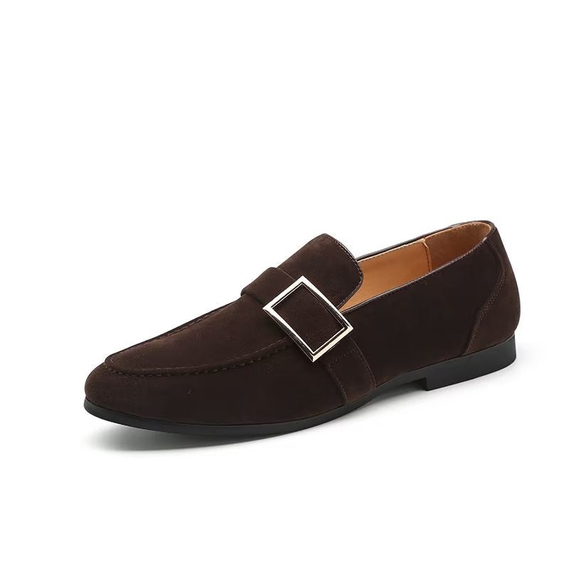 Ανδρικά Loafers Modish Ανάγλυφα Slip-on - Καφέ