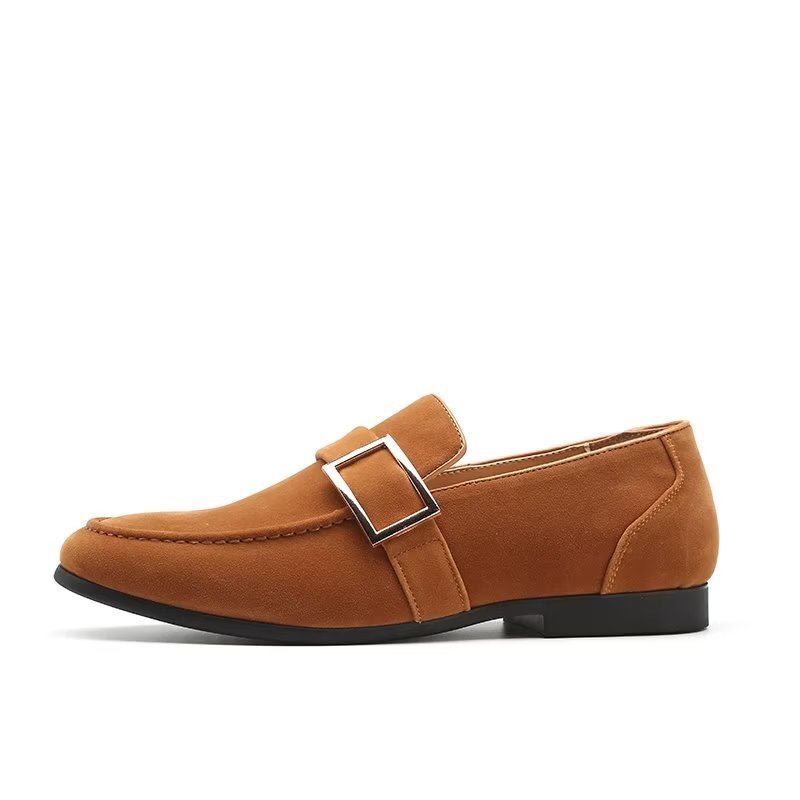 Ανδρικά Loafers Modish Ανάγλυφα Slip-on - Καφέ