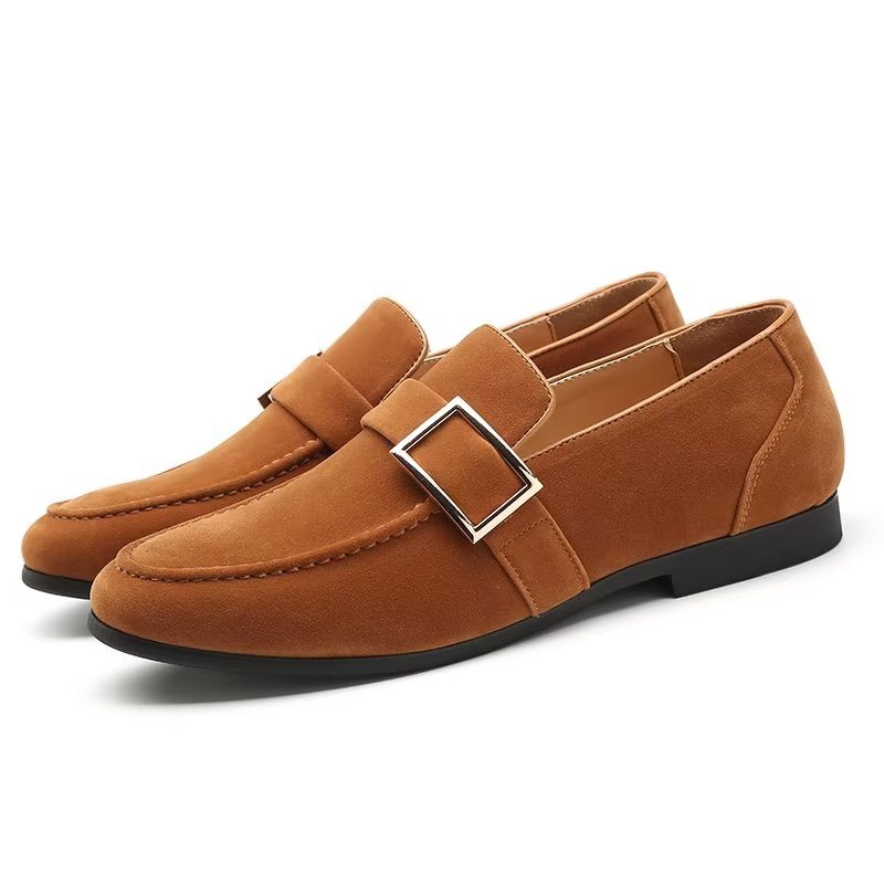 Ανδρικά Loafers Modish Ανάγλυφα Slip-on - Καφέ