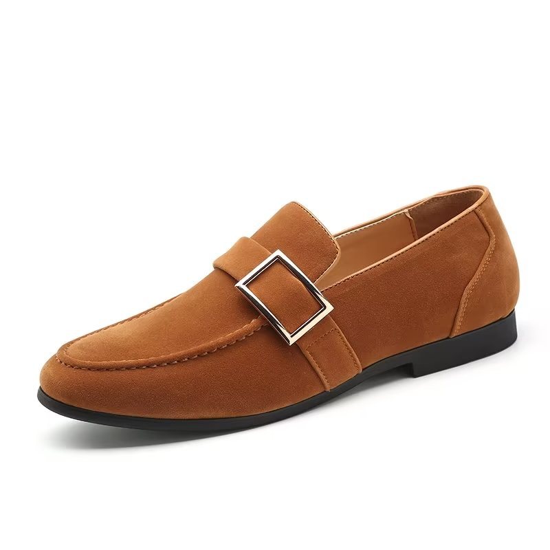 Ανδρικά Loafers Modish Ανάγλυφα Slip-on - Καφέ