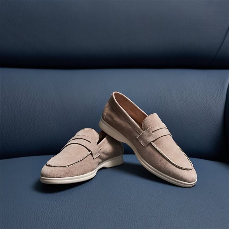 Ανδρικά Loafers Premium Δερμάτινα - Καφές