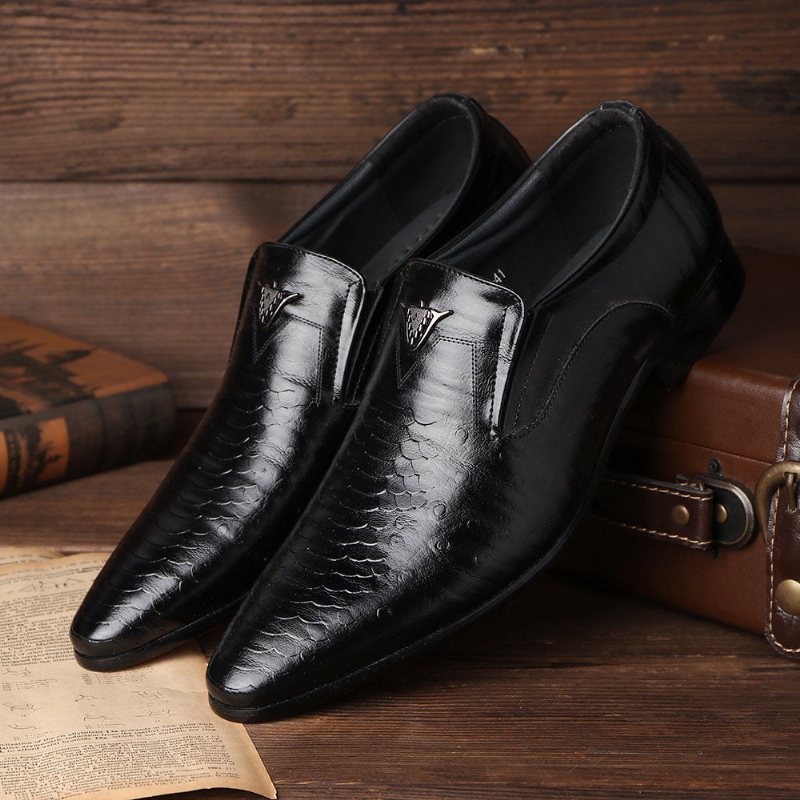 Ανδρικά Loafers Slip-on - Μαύρο