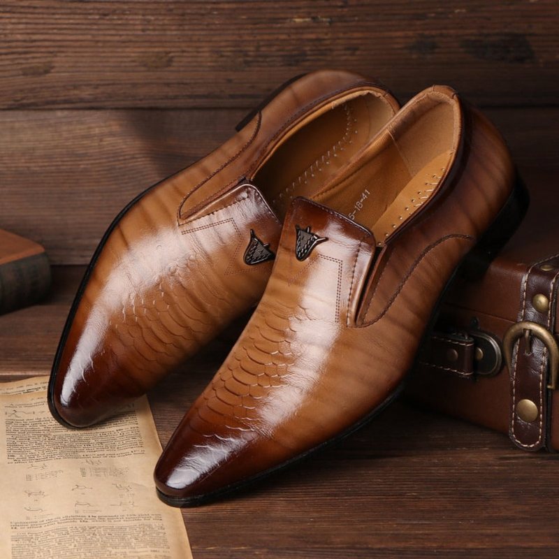 Ανδρικά Loafers Slip-on - Καφές