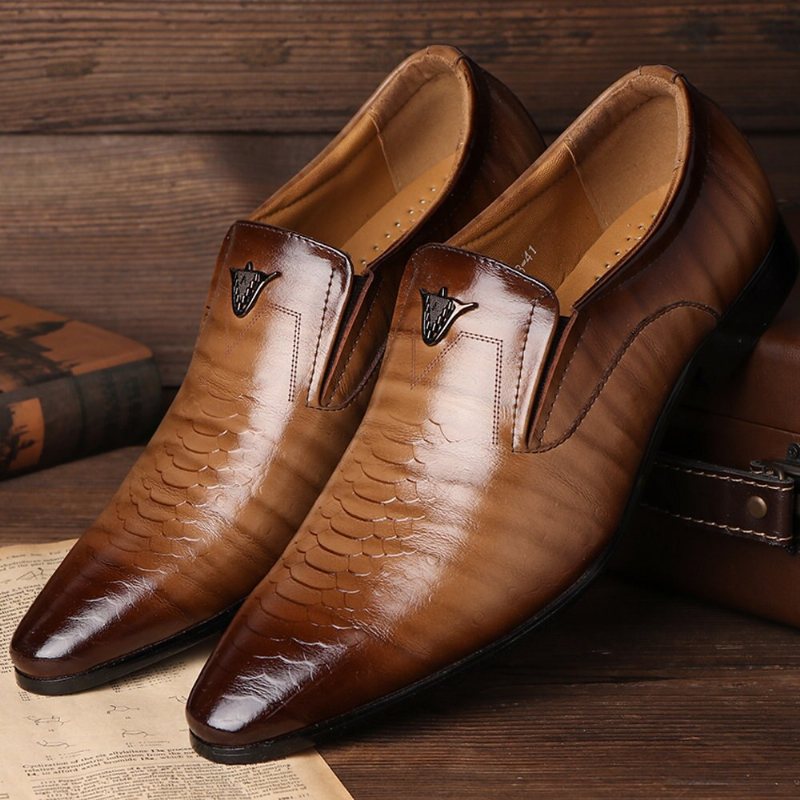 Ανδρικά Loafers Slip-on - Καφές