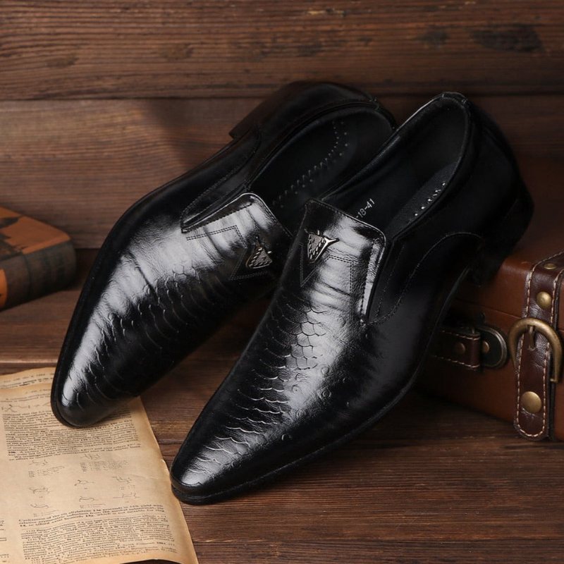 Ανδρικά Loafers Slip-on - Μαύρο