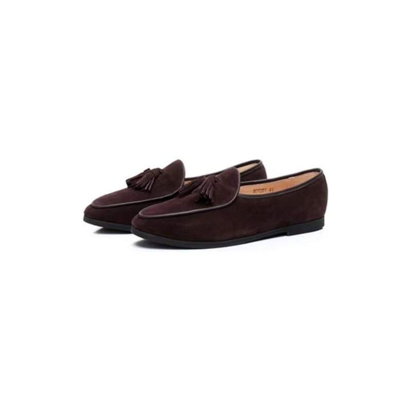 Ανδρικά Loafers Slip-on Suede - Καφές