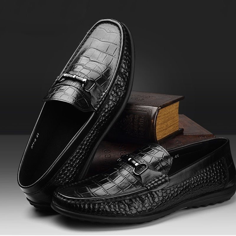 Ανδρικά Loafers Slip-on Αναπνεύσιμα Casual - Μαύρο