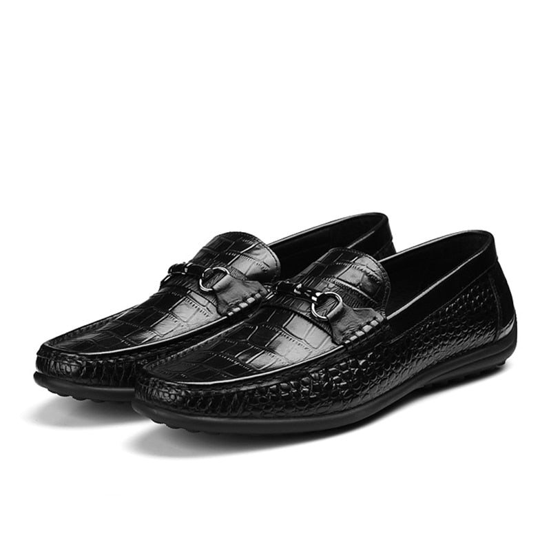 Ανδρικά Loafers Slip-on Αναπνεύσιμα Casual - Μαύρο