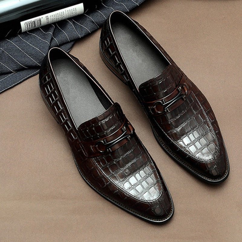 Ανδρικά Loafers Slip-on Φόρεμα - Καφές