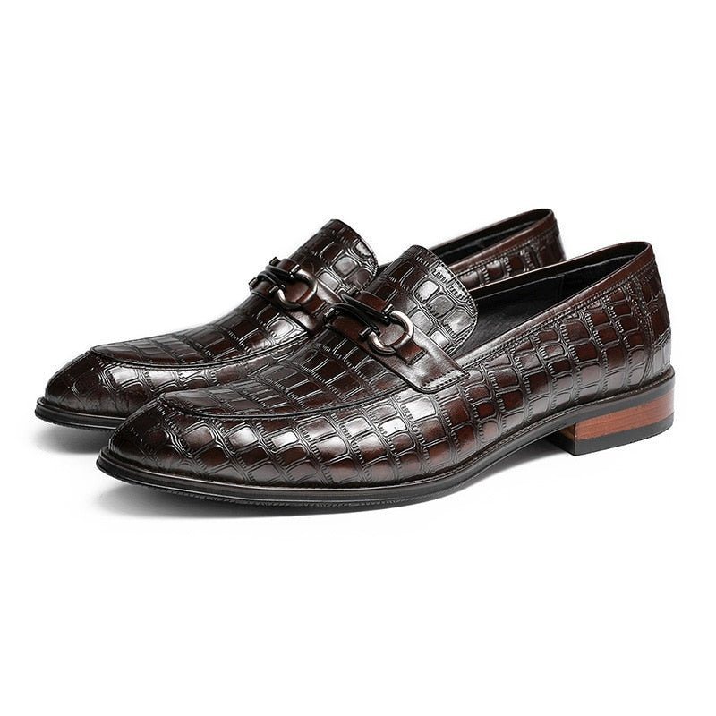 Ανδρικά Loafers Slip-on Φόρεμα - Καφές