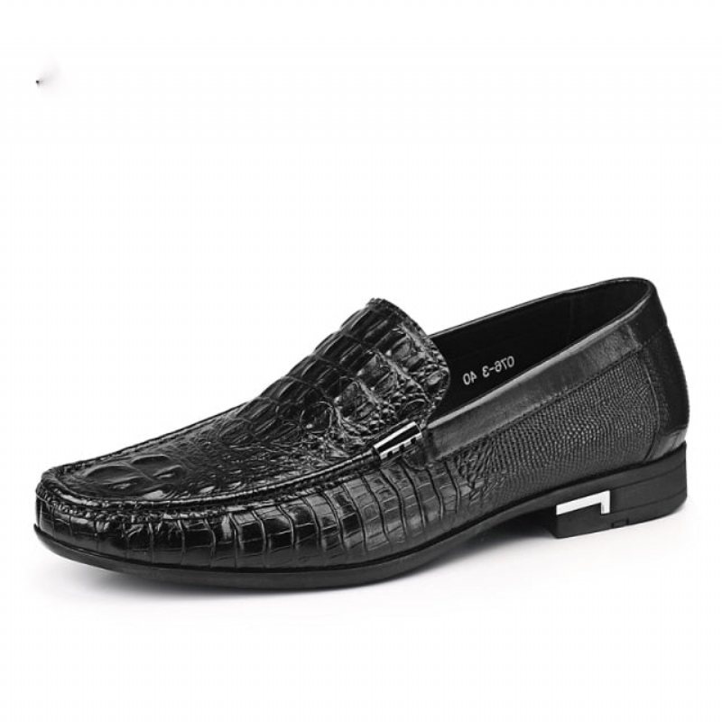 Ανδρικά Loafers Αδιάβροχα Slip-on Loafer Παπούτσια - Μαύρο 