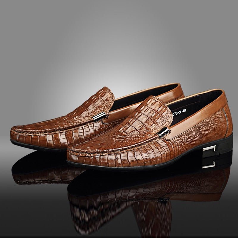 Ανδρικά Loafers Αδιάβροχα Slip-on Loafer Παπούτσια - Καφές