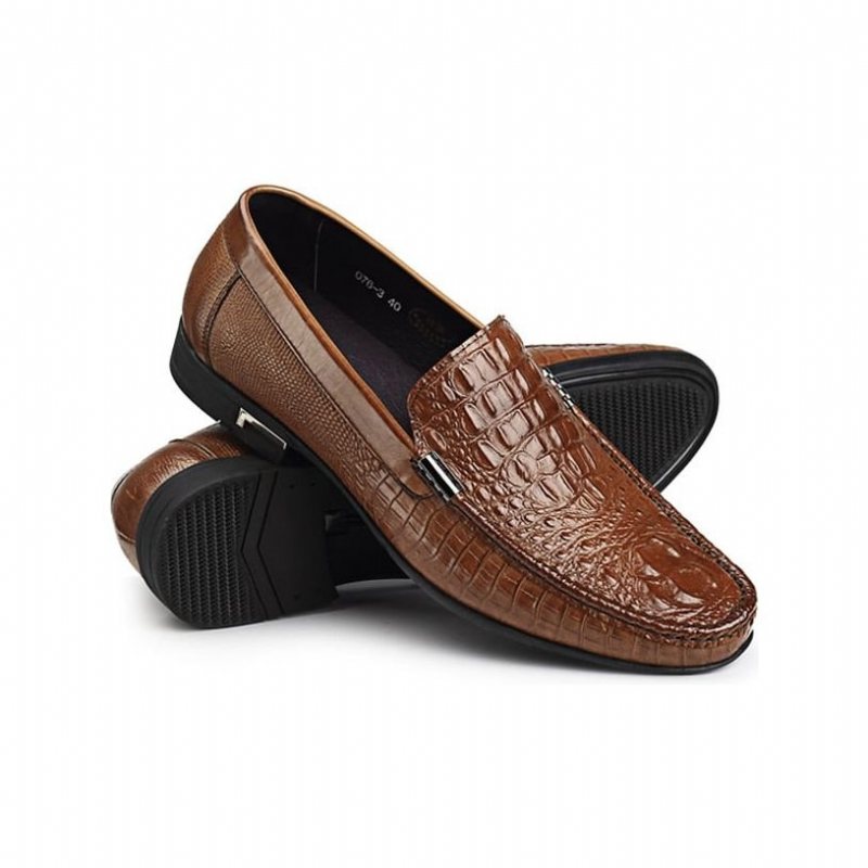 Ανδρικά Loafers Αδιάβροχα Slip-on Loafer Παπούτσια - Καφές