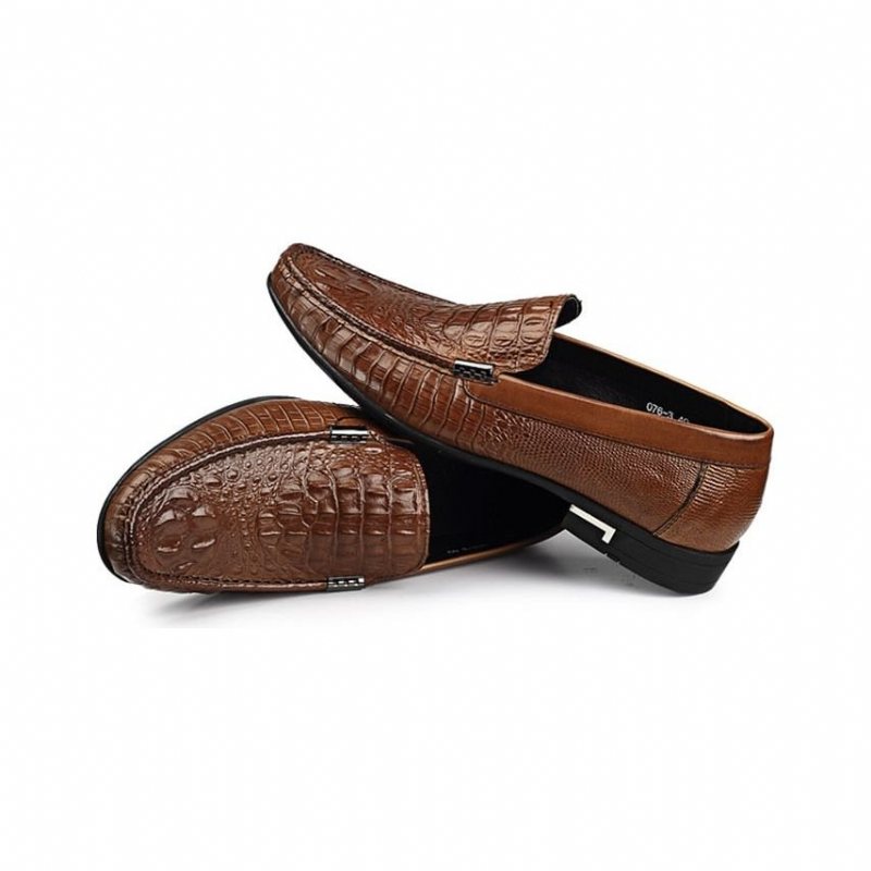 Ανδρικά Loafers Αδιάβροχα Slip-on Loafer Παπούτσια - Καφές