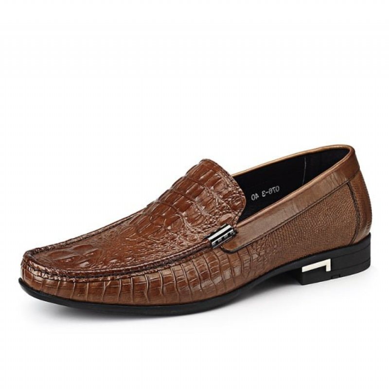 Ανδρικά Loafers Αδιάβροχα Slip-on Loafer Παπούτσια - Καφές