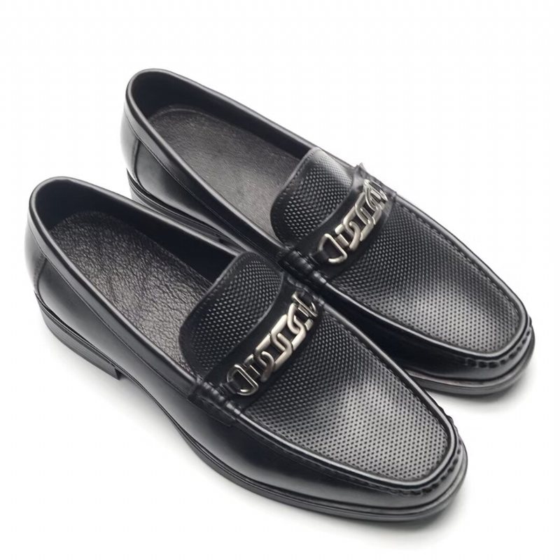 Ανδρικά Loafers Εκλεπτυσμένα Casual Δερμάτινα - Μαύρο