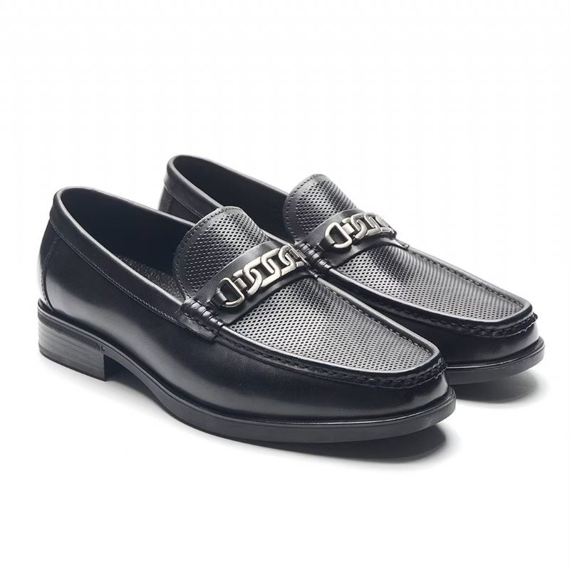 Ανδρικά Loafers Εκλεπτυσμένα Casual Δερμάτινα - Μαύρο