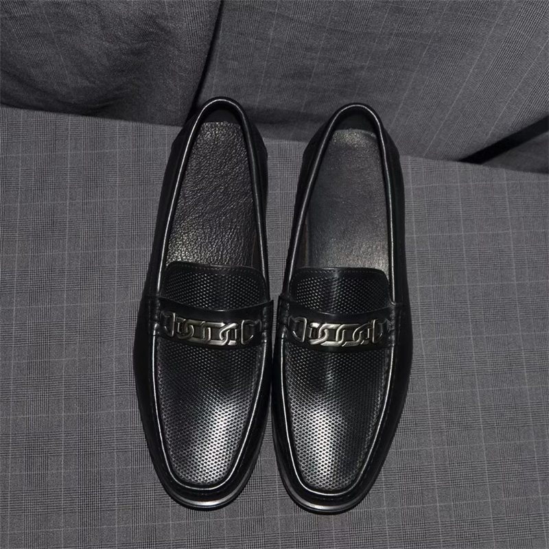 Ανδρικά Loafers Εκλεπτυσμένα Casual Δερμάτινα - Μαύρο