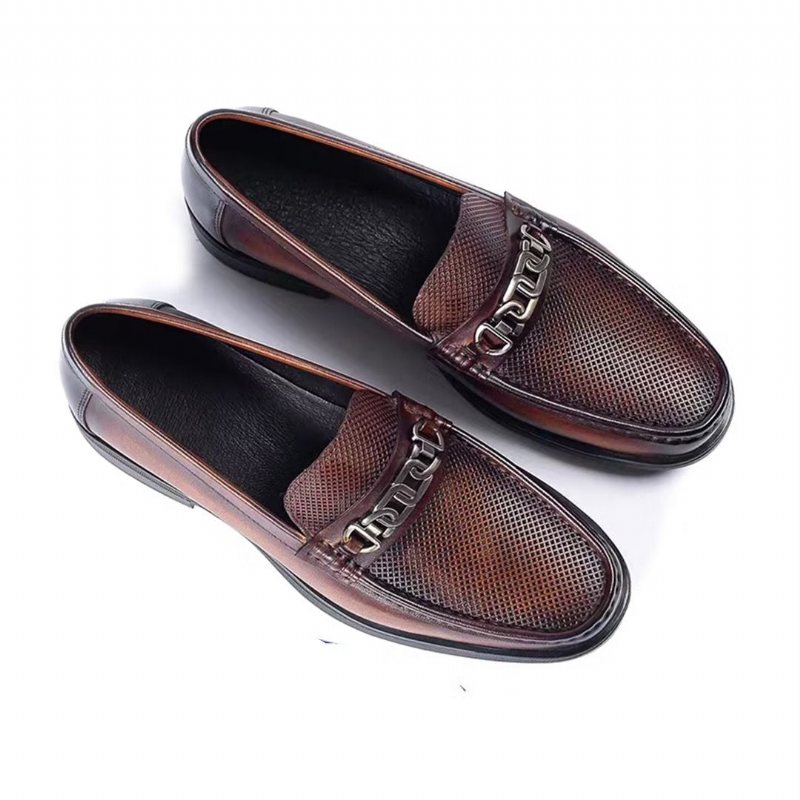 Ανδρικά Loafers Εκλεπτυσμένα Casual Δερμάτινα - Καφέ