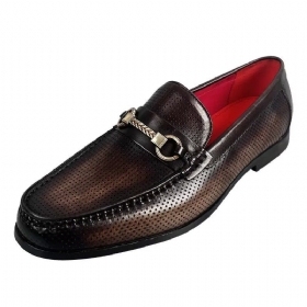 Ανδρικά Loafers Κομψά Slip On Από Γνήσιο Δέρμα