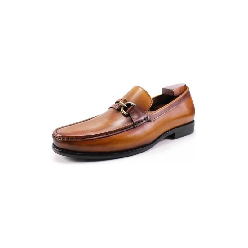 Ανδρικά Loafers Κομψά Δερμάτινα Slip On Μπρογκ Παπούτσια