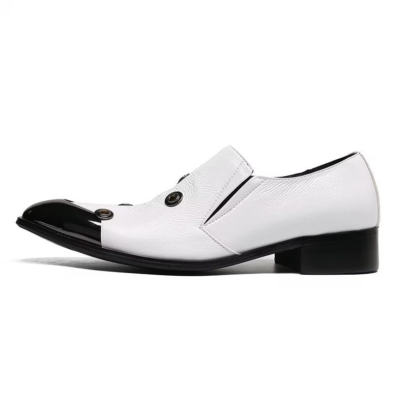 Ανδρικά Loafers Με Φανταχτερά Μοτίβα Slip-on - Λευκό