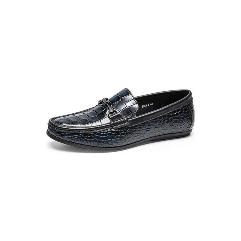 Ανδρικά Loafers Πολυτέλεια Alligator Print Leather Penny