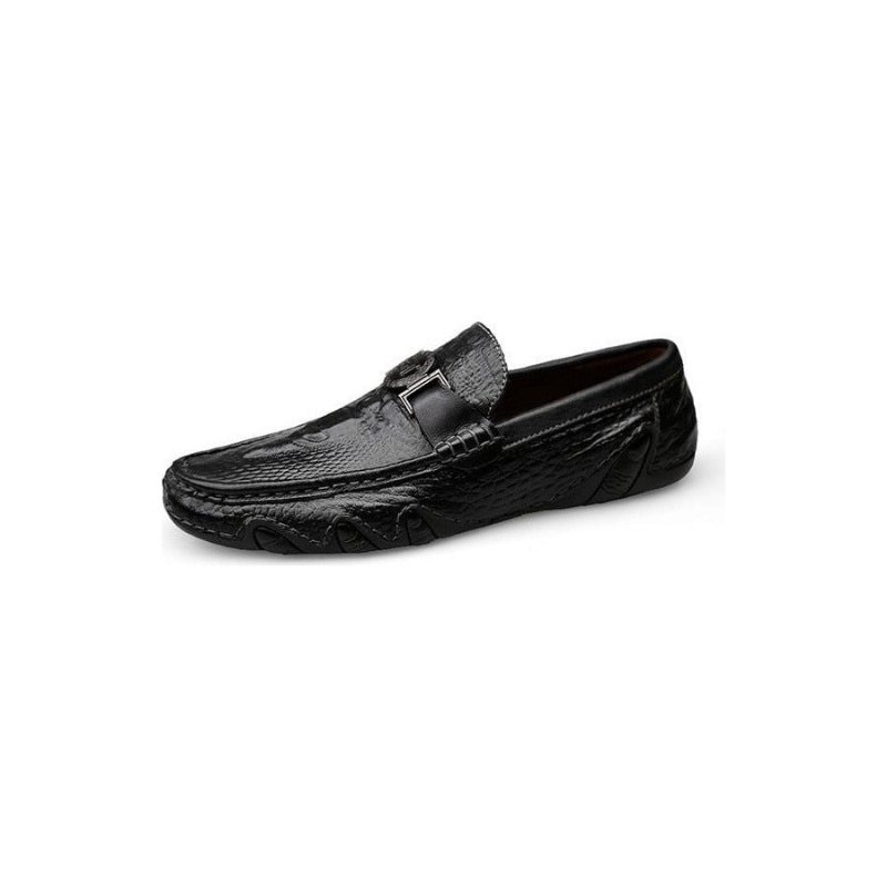 Ανδρικά Loafers Πολυτέλεια Crocodile Leather Slip-on