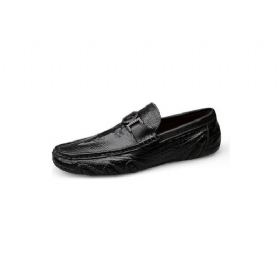 Ανδρικά Loafers Πολυτέλεια Crocodile Leather Slip-on