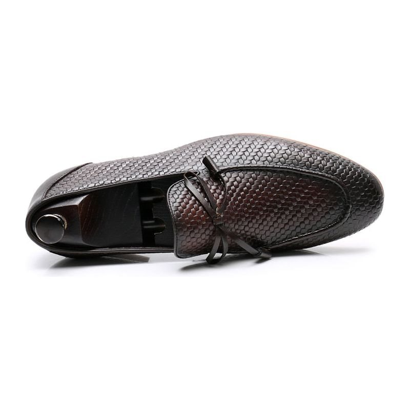 Ανδρικά Loafers Πολυτέλεια Croctex Slip On - Καφές