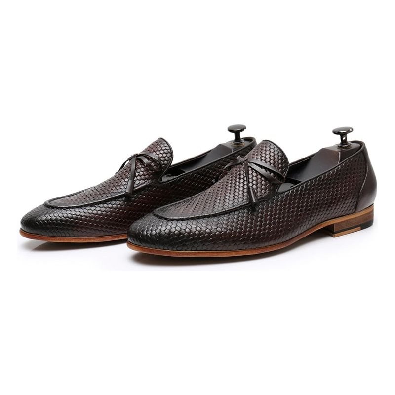 Ανδρικά Loafers Πολυτέλεια Croctex Slip On - Καφές