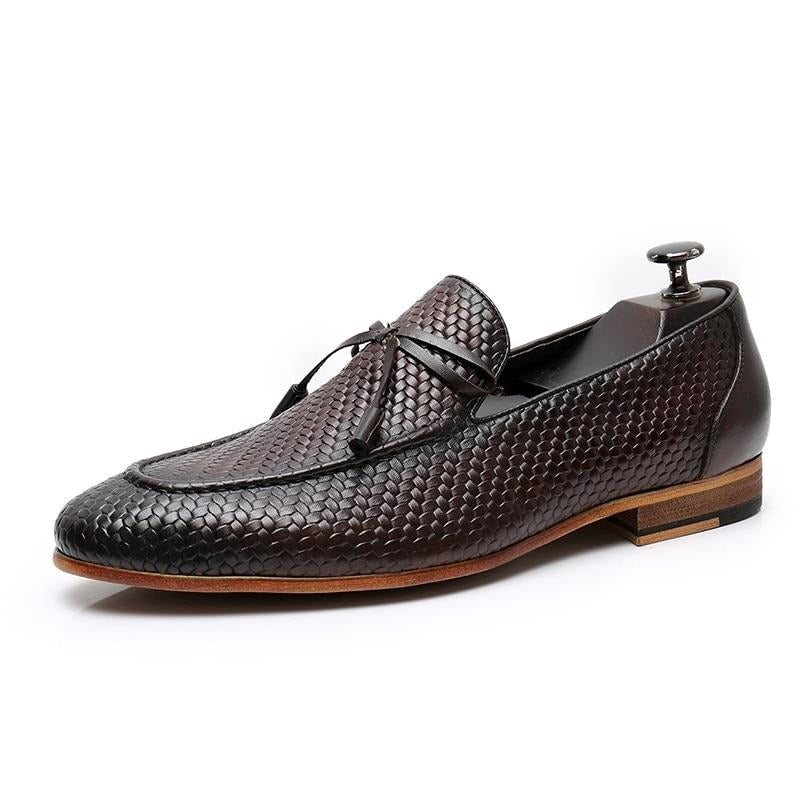 Ανδρικά Loafers Πολυτέλεια Croctex Slip On - Καφές