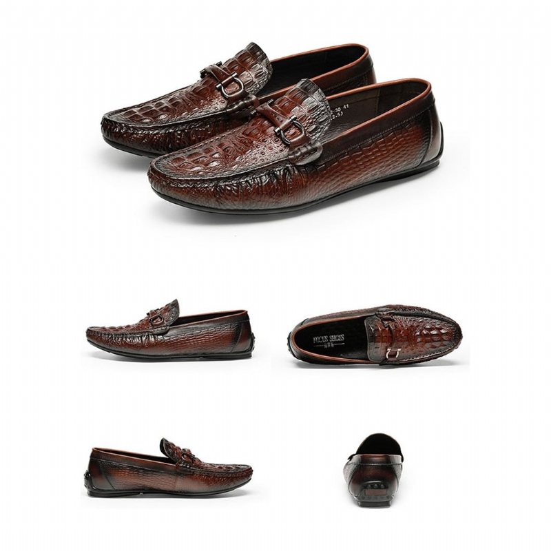 Ανδρικά Loafers Πολυτέλεια Croctex Αδιάβροχα Slip-on - Κόκκινο