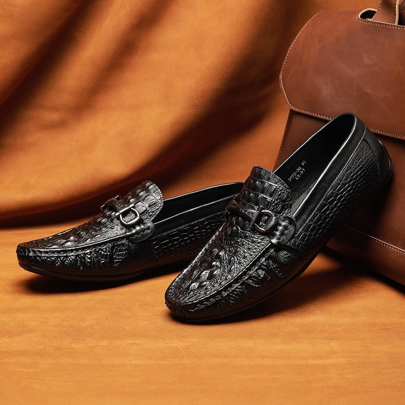 Ανδρικά Loafers Πολυτέλεια Croctex Αδιάβροχα Slip-on - Μαύρο