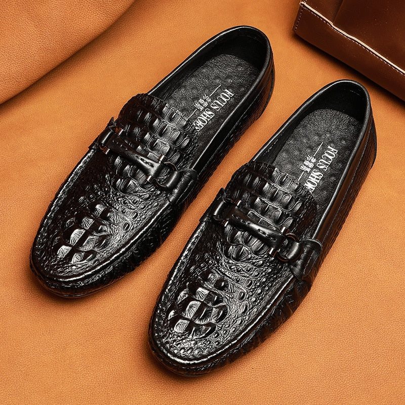 Ανδρικά Loafers Πολυτέλεια Croctex Αδιάβροχα Slip-on - Μαύρο