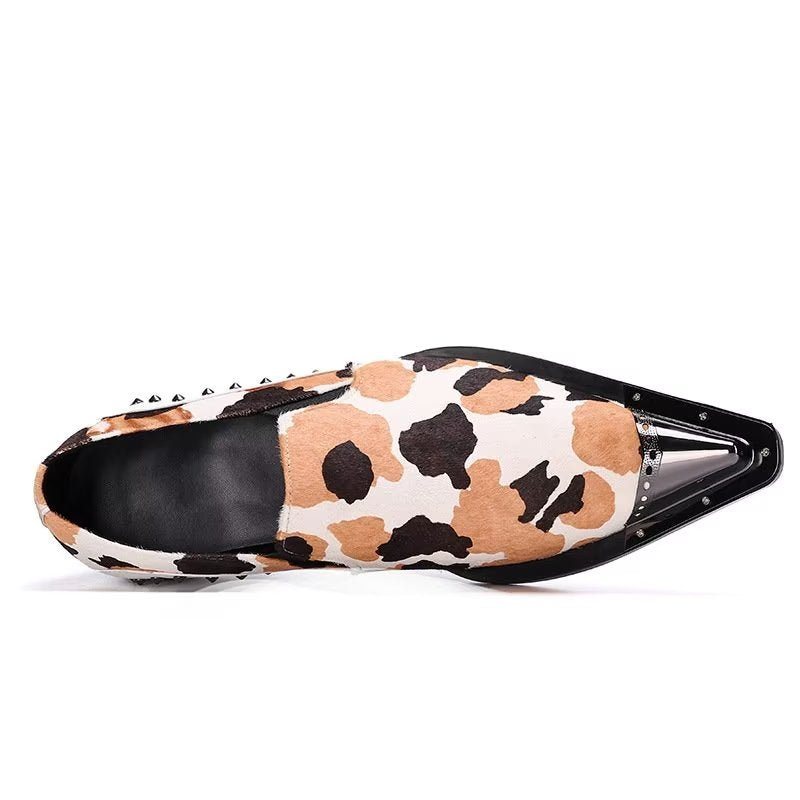 Ανδρικά Loafers Πολυτέλεια Exotic Pattern Γνήσιο Δερμάτινο Slip-on - Εξωτικός