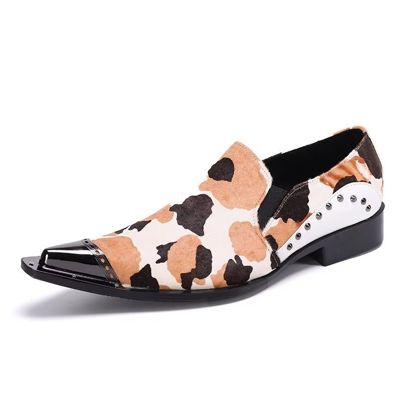 Ανδρικά Loafers Πολυτέλεια Exotic Pattern Γνήσιο Δερμάτινο Slip-on - Εξωτικός