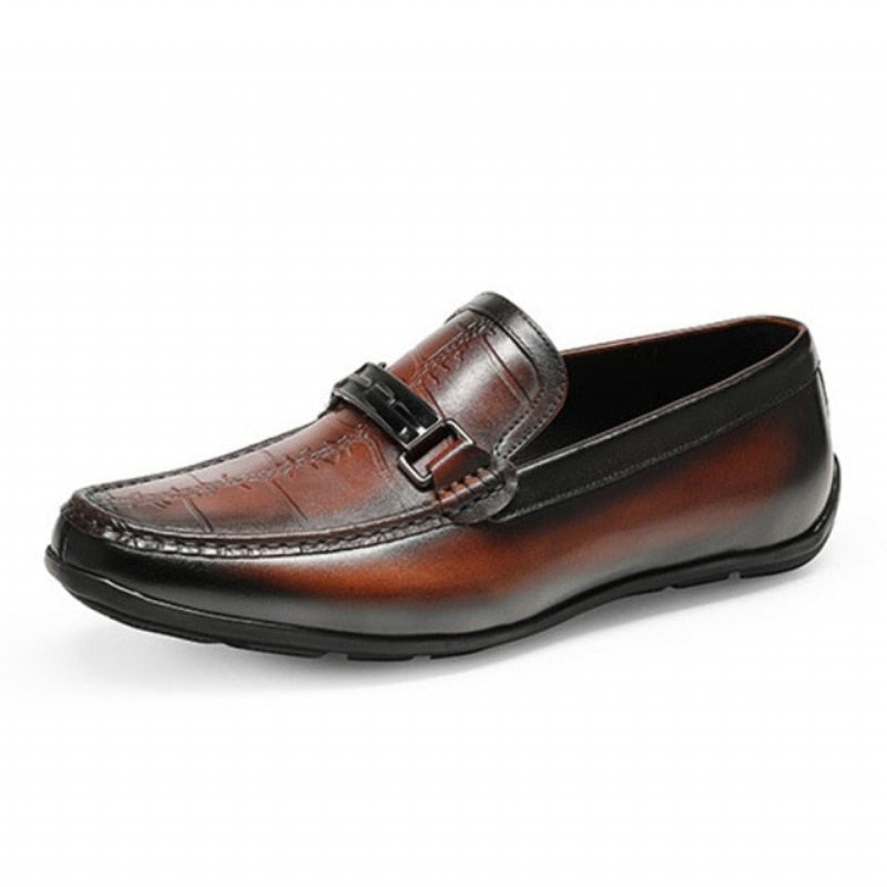 Ανδρικά Loafers Πολυτέλεια Exotic Waterproof Slip-on - Κόκκινο