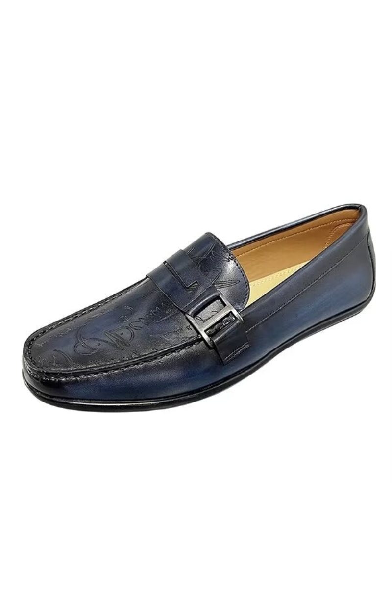 Ανδρικά Loafers Πολυτέλεια Flat Δερμάτινο Φόρεμα Αγελάδας