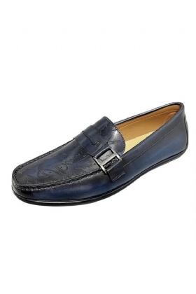 Ανδρικά Loafers Πολυτέλεια Flat Δερμάτινο Φόρεμα Αγελάδας