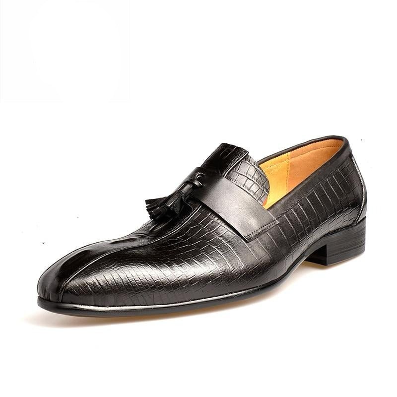 Ανδρικά Loafers Πολυτέλεια Slip-on - Μαύρο 