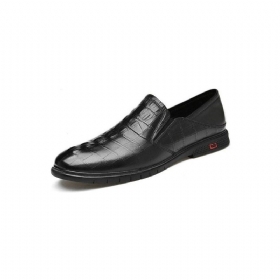 Ανδρικά Loafers Πολυτελή Δερμάτινα Κροκόδειλου Slip-on Γραφείου