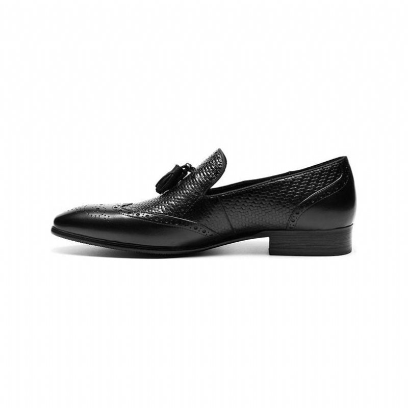 Ανδρικά Loafers Σκαλιστά Μυτερά Toe Slip On